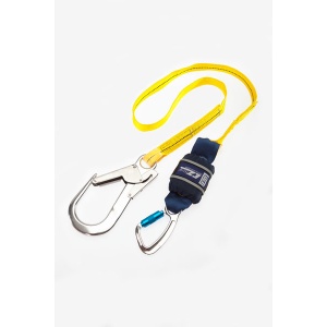 DBI SALA  EZ-Stop 2M Webbing Shock Absorbing Lanyard with Scaffold Hook 1245539