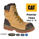 Caterpillar Premier S3 Honey Waterproof Safety Boot With Side Zip & Composite Toecap & Midsole 7063