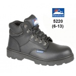 Himalayan Black Fully Waterproof S3 Safety Boot With Steel Midsole PU/PU Outsole & Protective Toe Cap 5220