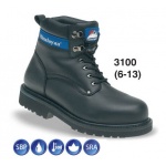 Himalayan SBP Black Full Grain Leather Goodyear Welted Safety Boot With Steel Midsole 3100