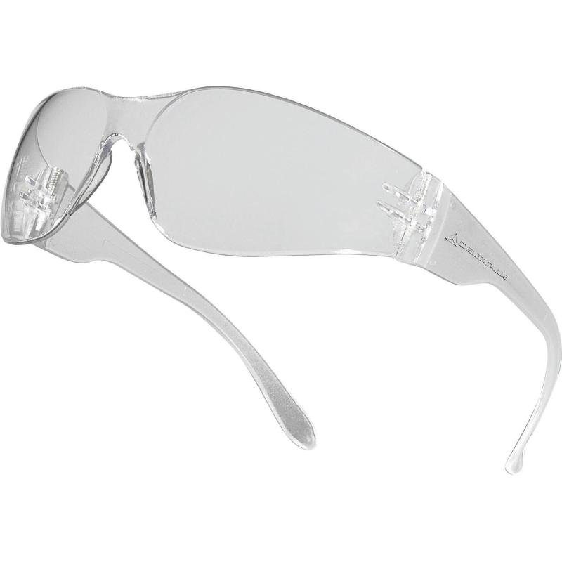 DeltaPlus BRAVA2 One Piece Sporting Safety Glasses With Clear Lens UV400