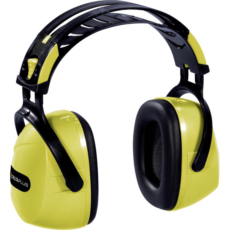 DeltaPlus INTERLAGOS Ear Defender SNR 33 DB Fluorescent Yellow
