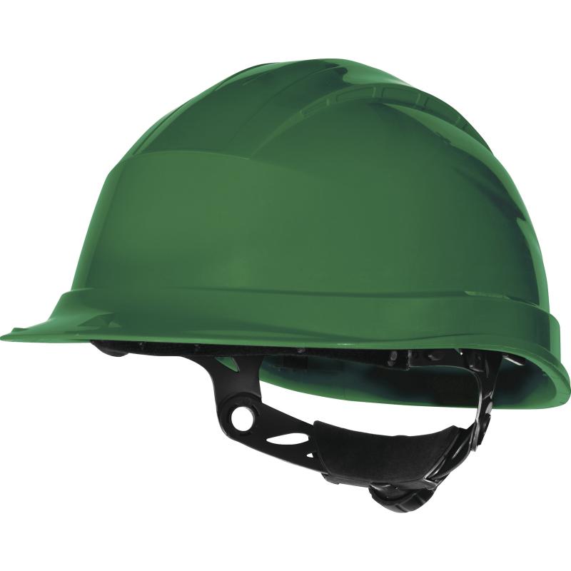 DeltaPlus QUARTZ UP III Rotor Adjustable Safety Helmet Green