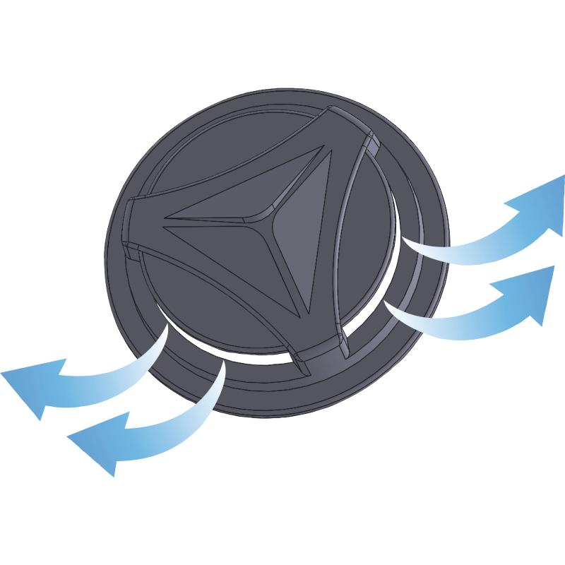DELTAPLUS MOULDED DISPOSABLE HALF-MASKS FFP3 WITH VALVE M1300V - Image 4