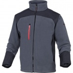 DeltaPlus BRIGHTON Polyester Polar Fleece Jacket Grey-Black