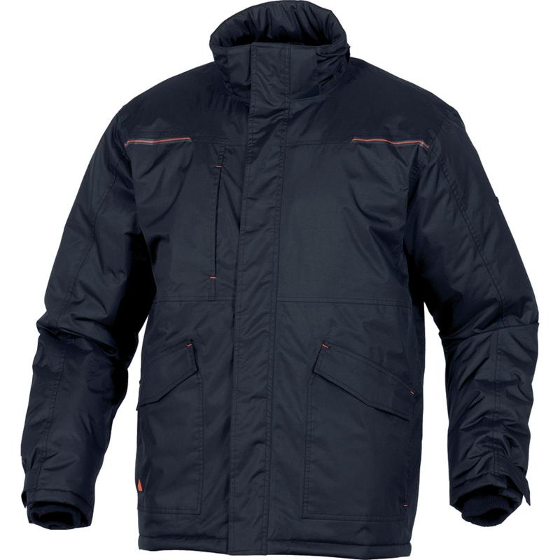 DeltaPlus EDSON PVC-Coated Polyester Pongee Parka Black