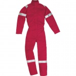 DeltaPlus MAICO Flame Retardant Cotton Maiao Working Overall Red