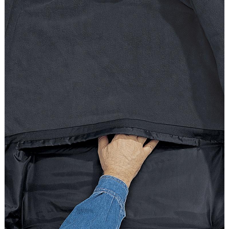 DeltaPlus MALLOW PVC-Coated Ripstop Polyester Parka Black - Image 4