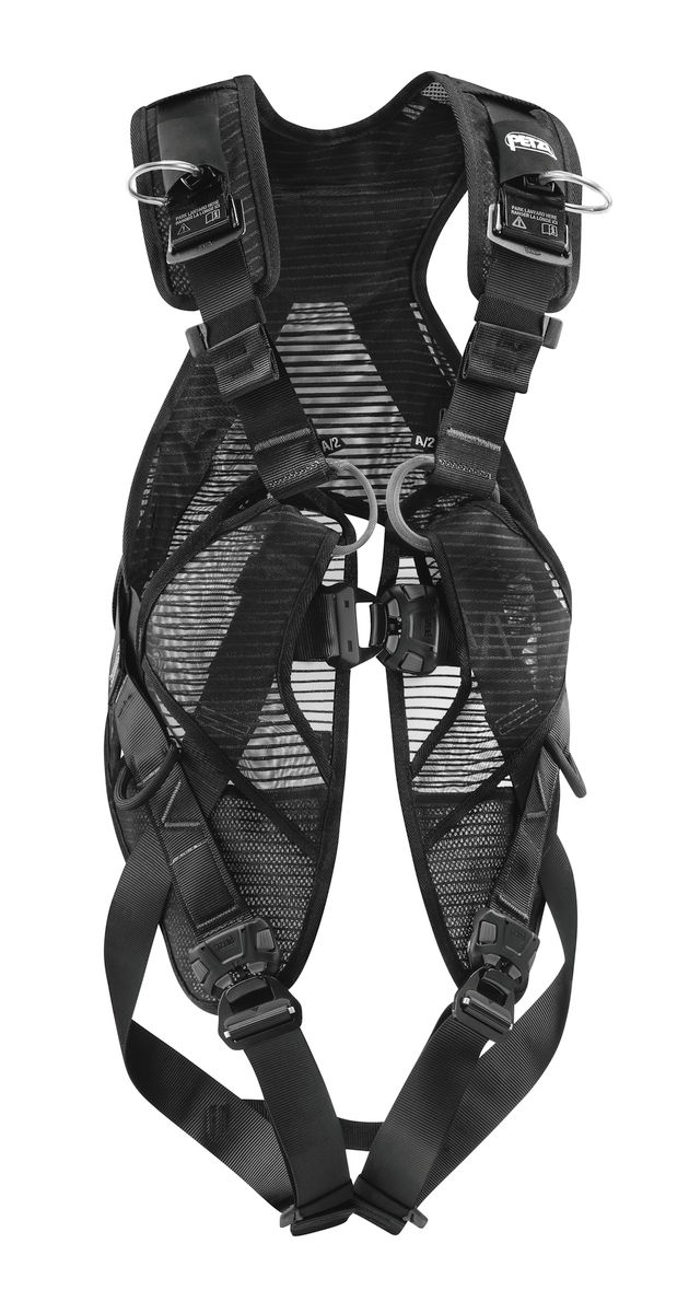 Petzl NETWON EASYFIT C73JFN U Easy-To-Don Black Fall Arrest Harness International Version