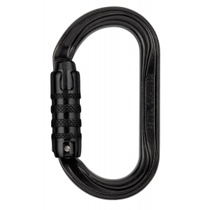 Petzl OXAN M72A TLN Black Triact-Lock High Strength Oval Carabiner
