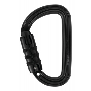 Petzl Sm'D M39A TLN Black Triact-Lock Ultra Light Asymmetric Carabiner