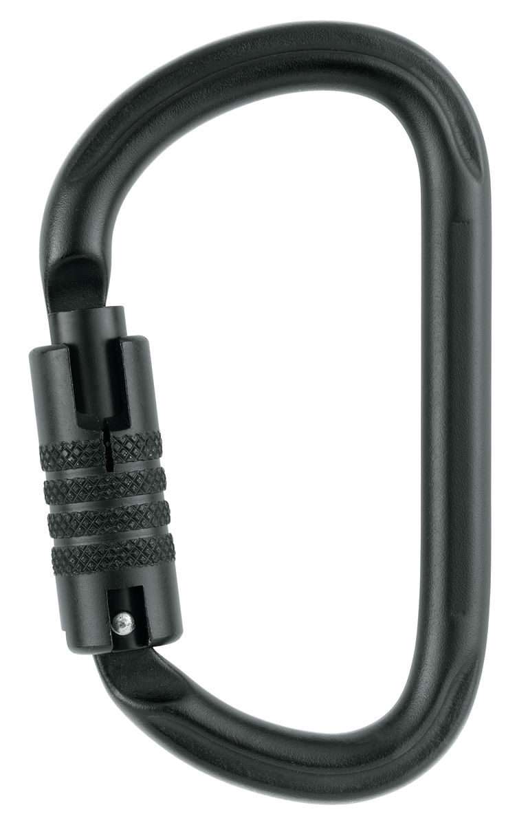 Petzl VULCAN M73 TLN Black Triact-Lock High Strength Asymmetric Carabiner With Large Capacity