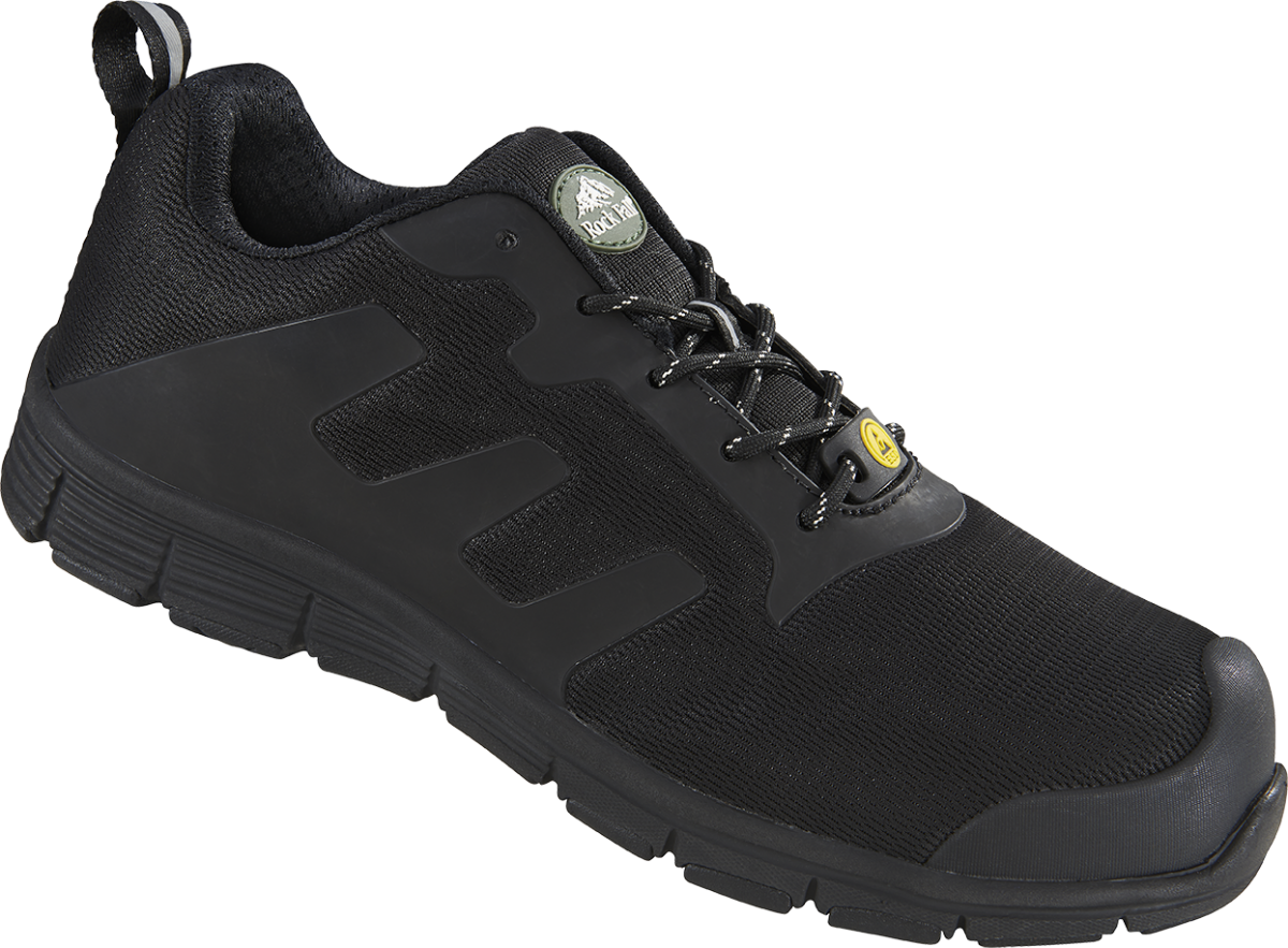 Rock Fall FaraDRI 100% Non-Metallic S3 ESD Black Sports Styled Trainer