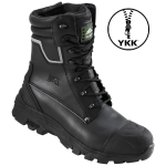 Rock Fall SHALE High Leg Buffalo Leather Black S3 Safety Boot With Side Zip 
