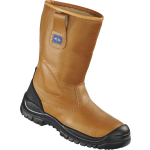Pro Man CHICAGO S3 Buffalo Tan Leather Rigger Boot With Fur Lining