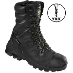 Rock Fall MONZONITE 100% Non-Metallic Black S3 High Leg Internal Metatarsal Guard Safety Boot With Side-Zip