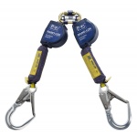 DBI SALA Nano-Lok XL Extended Length 2.8m Quick Connect Twin Leg SRL with 57mm Scaffold Hook 3101637