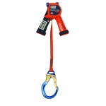 DBI SALA Nano-Lok Sharp Edge Safety Single Leg 2.5m length Webbing SRL with 50mm Scaffold Hook 3101435