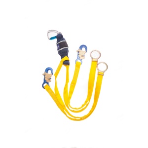 3M DBI SALA EZ-Stop Tie-Back 2M Twin Leg Shock Absorbing Lanyard 1245550