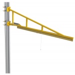 3M DBI SALA Flexiguard® Offset Locking Jib Boom Fall Arrest System 8560433. 
