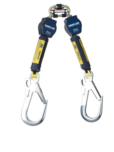 DBI-SALA Nano-Lok SRL Twin 2m Length Lifeline with Scaffold Hooks 3101298