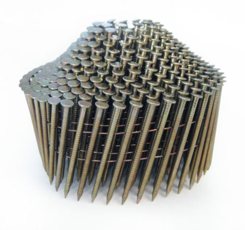 16 Degree Conical 2.1 Stainless Steel Coil Nails, 27mm, 45mm & 50mm