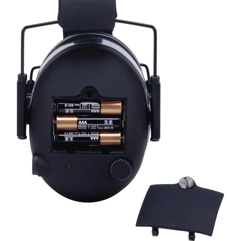 DeltaPlus PIT STOP Foldable Electronic Ear Defender SNR 26 dB Black - Image 3