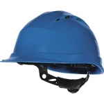 DeltaPlus Quartz UP IV Rotor Adjustable Ventilated Safety Helmet Blue