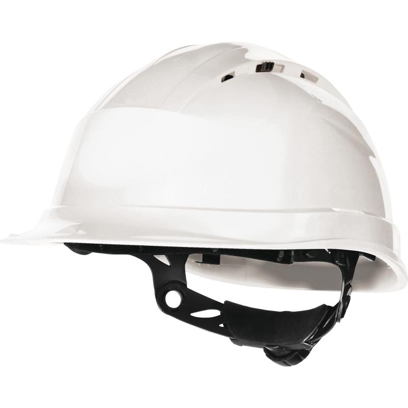 DeltaPlus Quartz UP IV Rotor Adjustable Ventilated Safety Helmet White