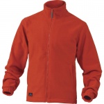 DeltaPlus VERNON Polyester Polar Fleece Jacket Red