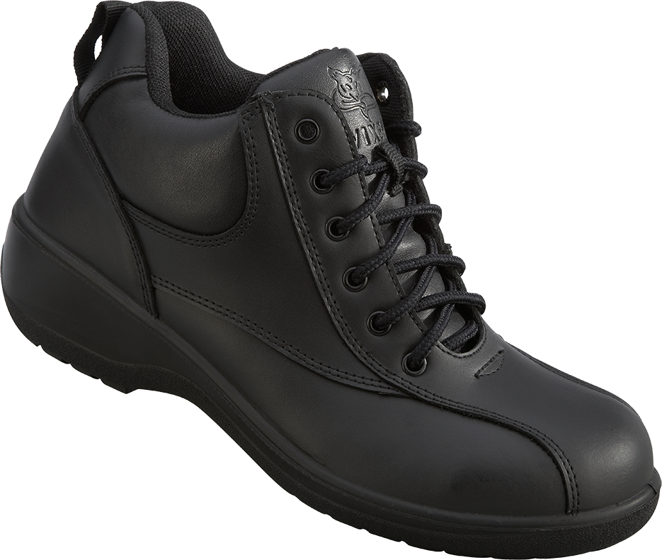 Vixen EMERALD S3 Full Grain Black Leather Compact Ladies Safety Boot