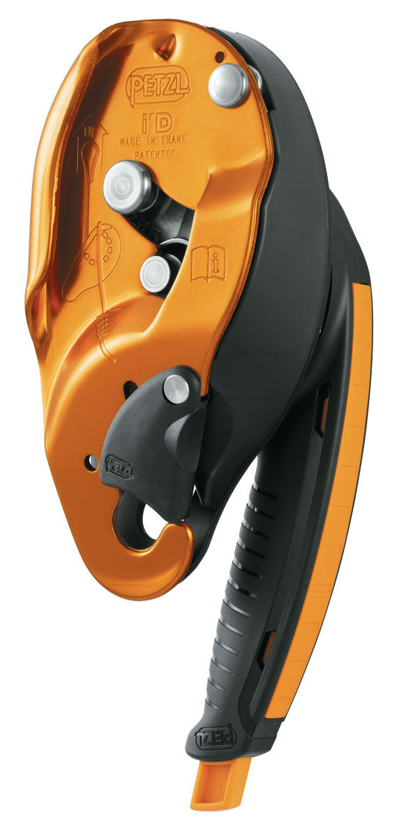 Petzl I’D S D200S0 Self-Braking Yellow Descender With Anti-Panic Function