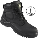 Rock Fall JET Non-Metallic Midcut S3 Black Safety Boot With Side Zip & Protective Toe Cap & Midsole