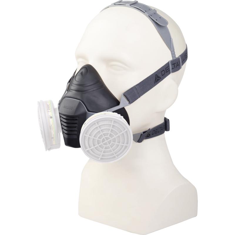 DELTAPLUS JUPITER THERMOPLASTIC HALD MASK TAKES TWO CARTRIDGES M6200