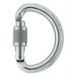 Petzl OMNI M37 SL Grey Screw-Lock Multi Directional Semi Circle Carabiner