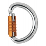 Petzl OMNI M37 TL Grey Triact-Lock Multi Directional Semi Circle Carabiner