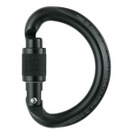 Petzl OMNI M37SLN Black Screw-Lock Multi Directional Semi Circle Carabiner