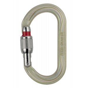 Petzl OXAN M72A SL Gold Screw-Lock High Strength Oval Carabiner