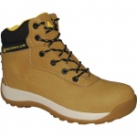 DeltaPlus SAGA S3 SRC Beige Nubuck Leather Safety Hiker Boot With Composite Toe Cap & Mid-Sole