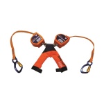 DBI SALA Nano-Lok Sharp Edge Safety Twin Leg 2.4m length Webbing SRL with 19mm Carabiner 3101440