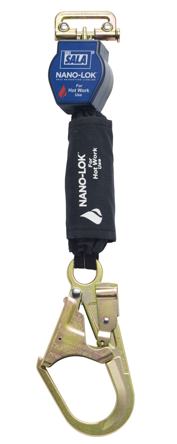 DBI-SALA® Nano-Lok™ 2M Length SRL Quick Connect Single-Leg SRL For Hot Work Use 3101521