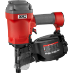 Senco SCN75 Pneumatic Coil Nailer uses Wire and Plastic Collated Nails 45mm - 75mm.