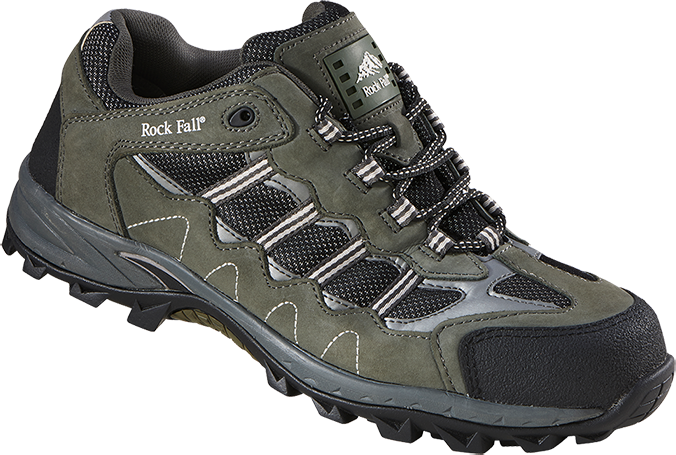 Rock Fall SUMMIT 100% Non-Metallic Nubuck S1P Dark Green Trekker Safety Trainer