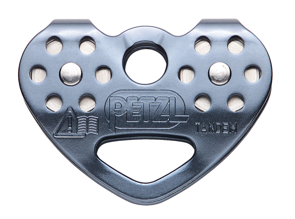 Petzl TANDEM SPEED P21 SPE Double Pulley For Tyrolean Traverses On Cable Or Rope