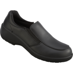 Vixen TOPAZ S3 Full Grain Black Leather Slip On Ladies Safety Shoe