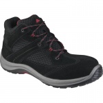 DeltaPlus VIRAGE S1P SRC Black Suede Split Leather & Mesh Safety Boot With Composite Toe Cap