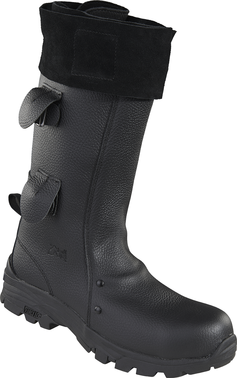 Rock Fall VULCAN Flame Retardant S3 Black Buffalo Leather High Leg Foundry Boot