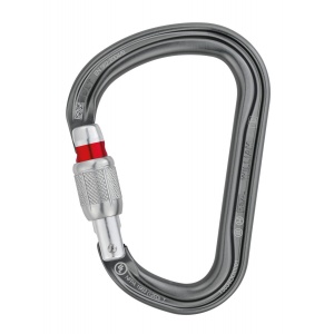 Petzl WILLIAM M36A SL Grey Screw-Lock Lightweight Asymmetric Large Capacity Carabiner