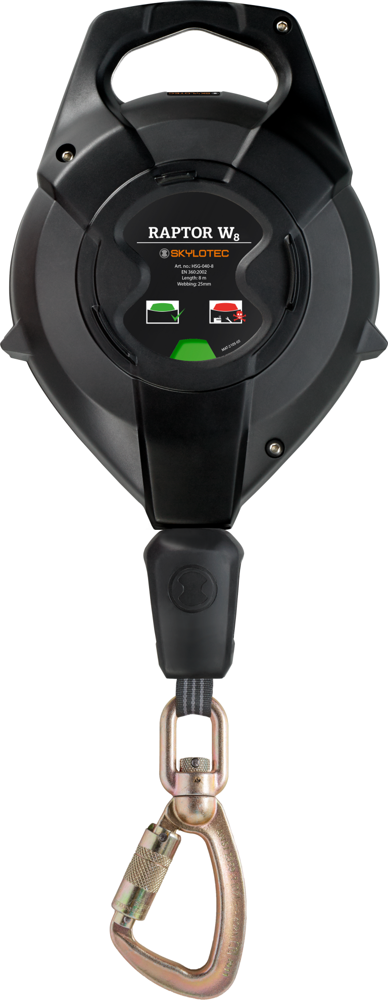 SKYLOTEC Raptor W Self Retracting Lifeline with Webbing Lifeline 8M HSG-040-8