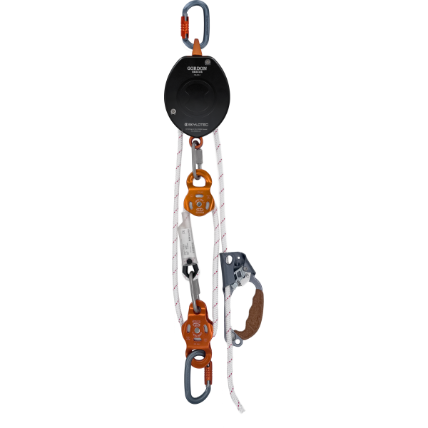 All Thread Gordon System Skylotec Self-locking 1:3 Gordon pulley system with Gordon Rescue for ...